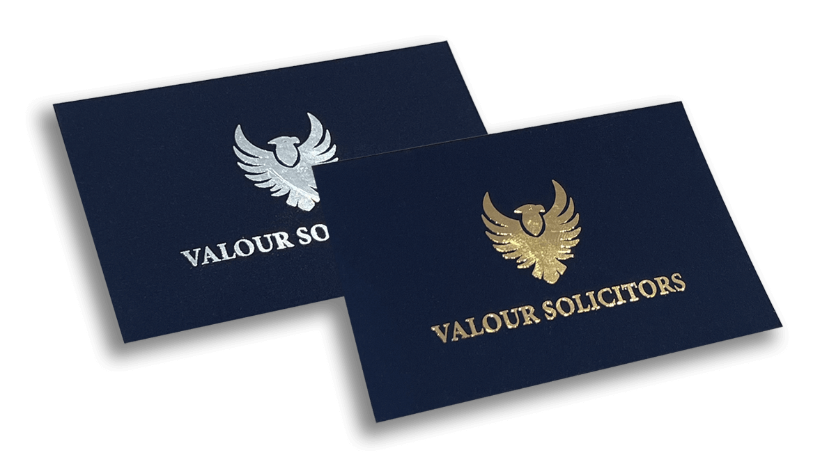 Foiled Business Cards